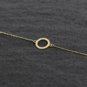 Gold Bracelet for Women - circle