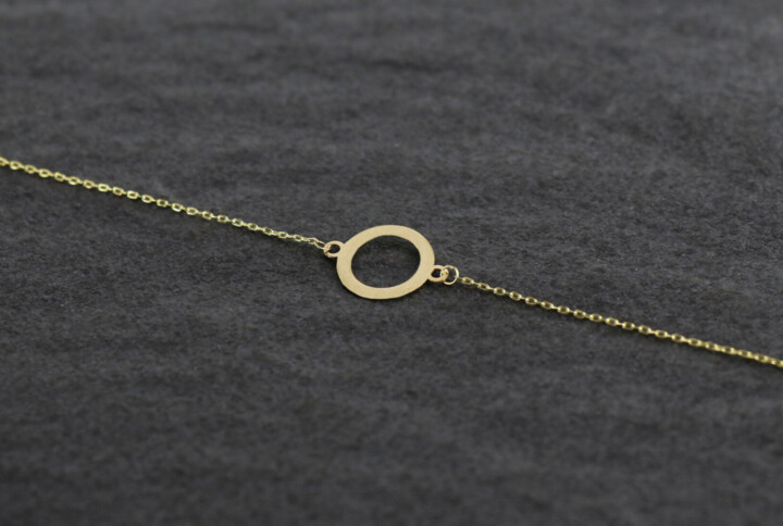 Gold Bracelet for Women - circle