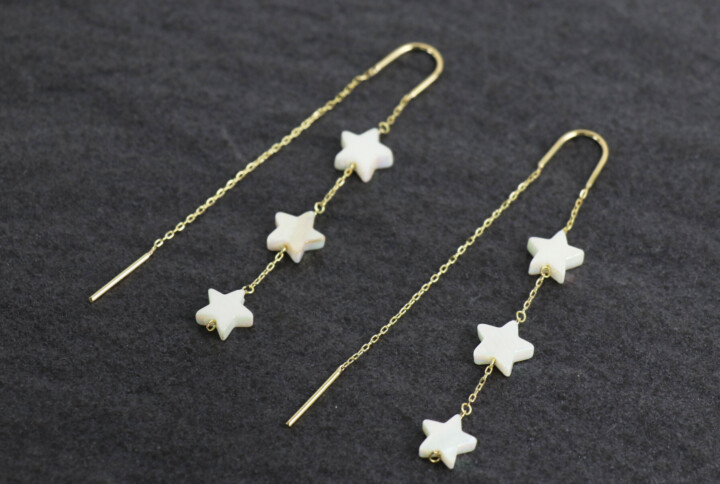 Gold Earrings for women - stars