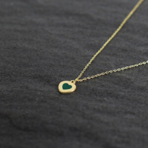 Gold Necklaces for women - enamel