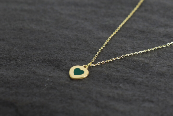 Gold Necklaces for women - enamel